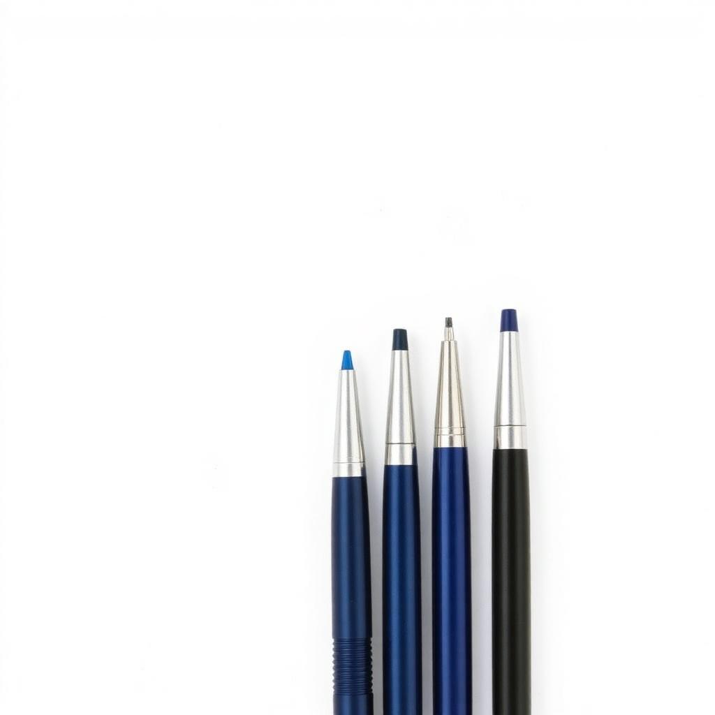 Brushed Metal Twist-Action Pen